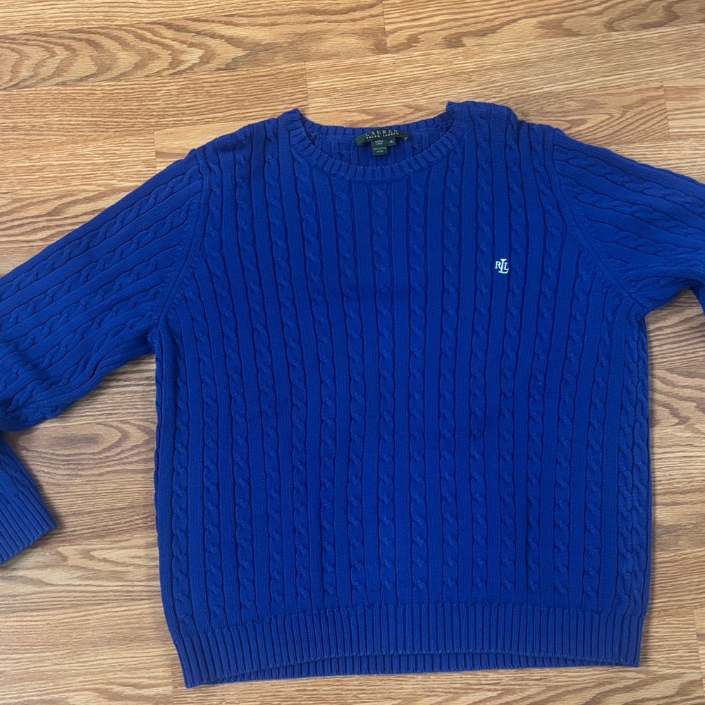 Polo by Ralph Lauren Women’s Royal Blue Crewneck Sweater